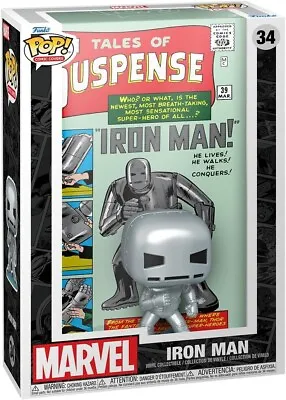 Buy Funko Pop Comic Cover Marvel Iron Man Toy For Kids Tales Of Suspense Marvel Set • 14.95£