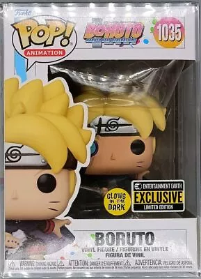 Buy #1035 Boruto (w Marks) Glow Boruto Naruto Next Generations Funko POP & Protector • 15.99£