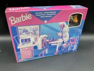 Buy VINTAGE#Rare BARBIE VET CENTER PUPPY Puppies PLAYSET SEALED # LL • 101.75£
