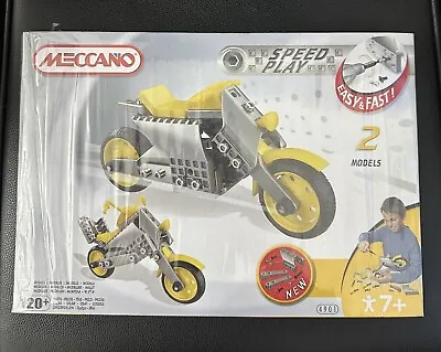 Buy Meccano Speed Play 2 Models Motorbikes - Unopened • 10£