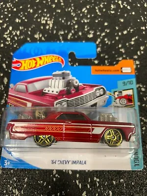 Buy GM 64 CHEVY IMPALA RED TOONED Hot Wheels 1:64 **COMBINE POSTAGE** • 3.95£