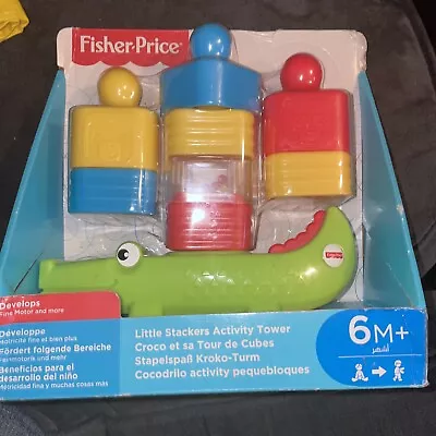 Buy Fisher Price Little Stackers Activity Tower 6M+ Mattel 2016 Brand New • 11.99£