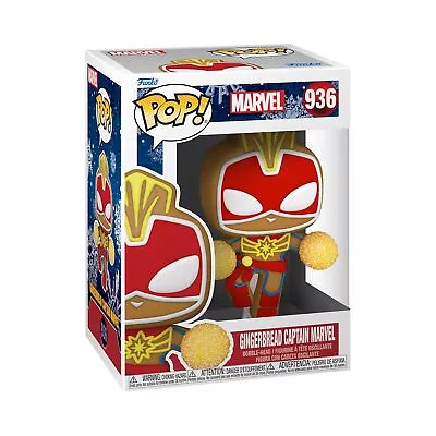 Buy Funko Pop! Marvel: Gingerbread Captain Marvel Multicolor OS • 12.50£