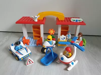 Buy Playmobil 123 Hospital With Paramedic And Police Officers 5046 • 10£