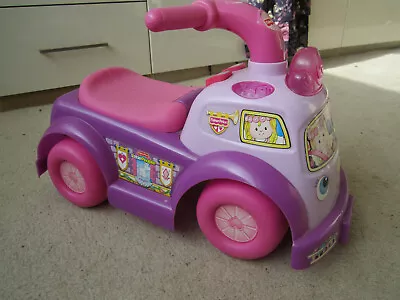 Buy Fisher Price Little People Lil Princess Lights And Sound Sit And Ride - Pink • 7£