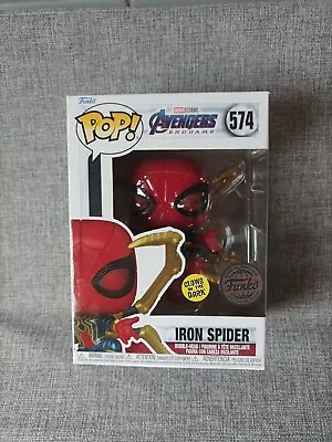 Buy Funko Pop! Marvel Avengers Endgame Iron Spider #574 Glows In The Dark  • 24.95£