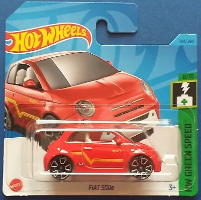 Buy Hot Wheels 2023 Fiat 500e, Red, Short Card. • 3.99£