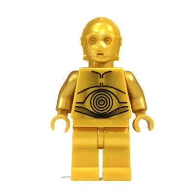 Buy Lego C-3PO 10188 10198 8129 Pearl Gold Hands Episode 4/5/6 Star Wars Minifigure • 15.38£
