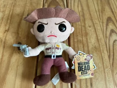 Buy Funko Rick Grimes Pop Plushies The Walking Dead AMC 2013 With Tags Soft Toy 21cm • 18.99£