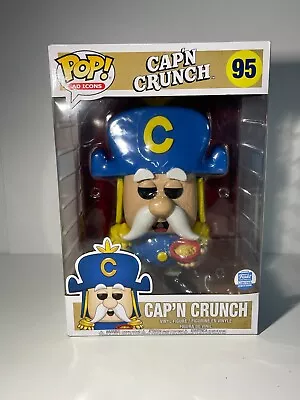 Buy Funko Pop! Ad Icons Cap'N Captain Crunch Limited Edition 10  Inch #95 • 29.99£