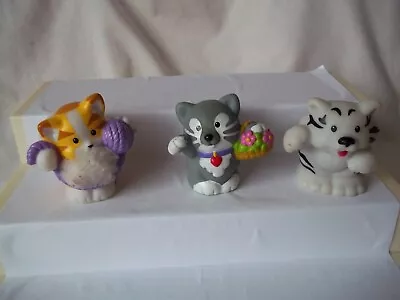 Buy Vintage Fisher Price Bundle Of Cat Figures  Toys • 4.50£