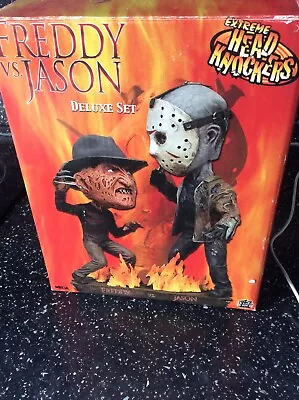 Buy Neca - Extreme Headknockers - Freddy Vs Jason - Deluxe Set - Boxed • 4.20£