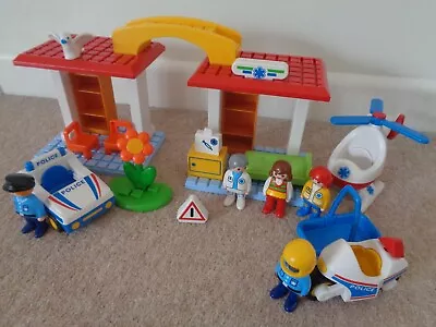 Buy Playmobil 123 Hospital With Paramedics And Police Officer Figures 5046 • 19£