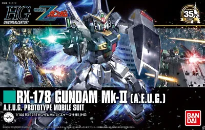 Buy Bandai HG UC 1/144 RX-178 Gundam MK-II (AEUG) Gunpla Kit  • 18.99£