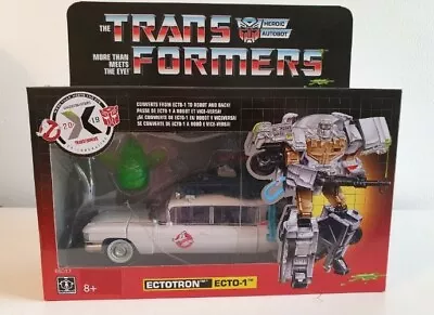 Buy Ghostbusters X Transformers Ectotron Robot Ecto-1 Hasbro Exclusive Authentic New • 89£