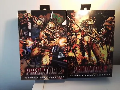Buy NECA - Predator 2 Ultimate Boar + Shamen Predators 7   • NEW + 2x Postcards • 94.95£