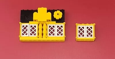 Buy Lego Vintage Pirate Black Sea Barracuda Windows With Latice X3. Parts From 6285 • 7.99£
