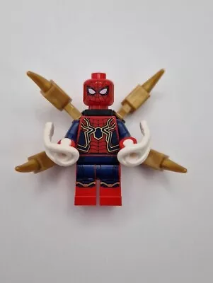 Buy LEGO  Marvel Super Heroes IRON SPIDER-MAN  Minifigure Sh510 Avengers 76108 • 24.99£