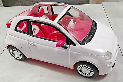 Buy Fiat 500 Barbie Mattel Car White And Pink • 30.73£