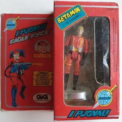 Buy Vintage Mego Eagle Force Italian Beta Man Boxed Mib Moc Action Figure 1981 • 60£