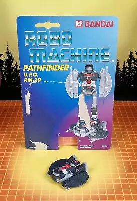 Buy Vintage Bandai Robo Machine Gobots Regular Guardian Pathfinder - Cleaned W/Card • 19.95£