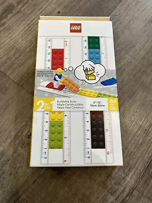 Buy NEW Lego Buildable Ruler Set With Minifigure - Kids Toy Building Gift • 10.99£