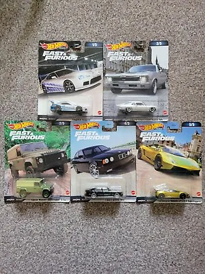 Buy Hot Wheels Fast And Furious 2023 Mix 4 Full Set Toyota Land Rover BMW Lambo • 45£