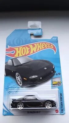 Buy 1/64 Hot Wheels Mazda RX-7 Black Long Card • 2.99£