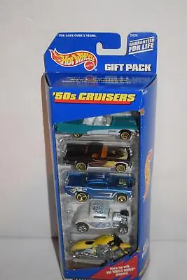 Buy 1998 HOT WHEELS '50s CRUISERS SERIES 5-Car Gift Pack/T-Bird NEW IN BOX (TYM34) • 14.38£
