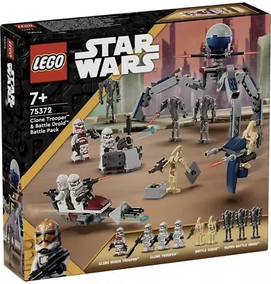 Buy LEGO Star Wars Clone Trooper & Battle Droid Battle Pack 75372 New • 20.99£