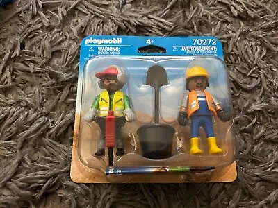 Buy Playmobil 70272 Construction Workers (Brand New) Free P+P • 7.99£