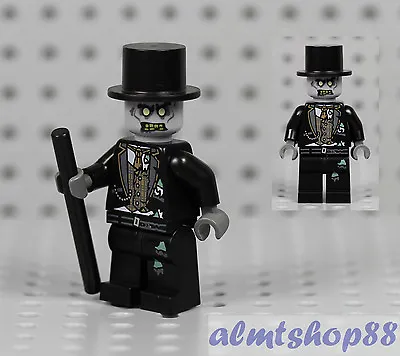 Buy LEGO - Zombie Groom Minifigure W/ Walking Stick - Halloween Head Top Hat Cane • 9.46£