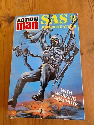 Buy Action Man SAS Parachute Attack - Complete, Unused Within Original Box • 75£