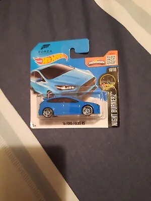 Buy Hot Wheels Night Burnerz '16 Ford Focus RS Forza Motorsport Carded NOS • 19.99£