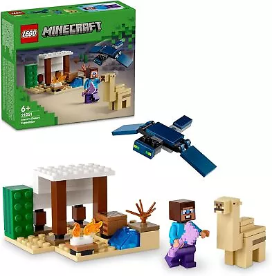 Buy LEGO Minecraft Steve's Desert Expedition Building Toys For 6 Plus Year Old...  • 14.90£