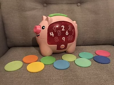 Buy Fisher Price Smart Stages Laugh & Learn Piggy Bank Pig Toy 2018 Complete Working • 15.50£