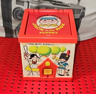 Buy Vintage 1970 Fisher Price Jack In The Box Puppet Pop Up • 30£