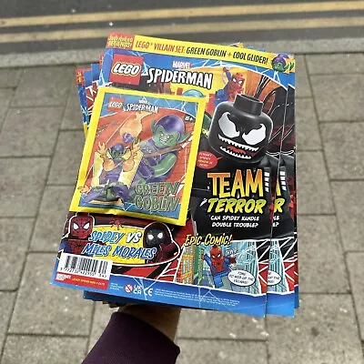 Buy Lego Marvel Spiderman Issue 4 Free Lego Green Goblin + Glider Minifigure 682304 • 10£