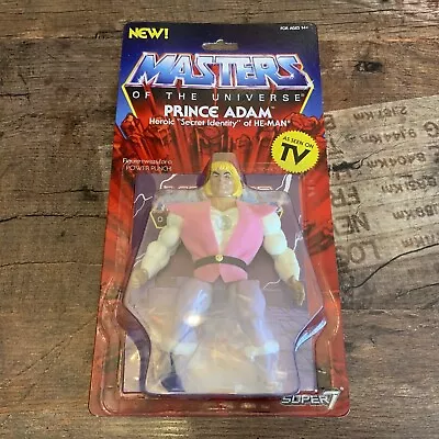 Buy Super7 Masters Of The Universe Filmation Prince Adam Action Figure Retro MOTU • 49.99£