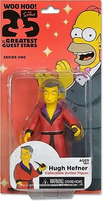 Buy The Simpsons Hugh Hefner Collectible Action Figure NECA • 16.99£