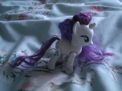 Buy My Little Pony MLP G4 Rarity Moveable Legs Figure Approx 8cm Tall Combined P&P • 1.39£