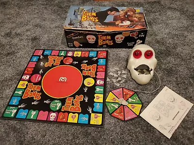 Buy Vintage 70s Them Bones Board Game Mego Corp 1975 Box Spinner AS IS PARTS *READ* • 37.79£
