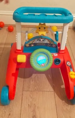 Buy Fisher-Price 2-Sided  Push Walker With Music With New Battery Working Order  • 19.99£