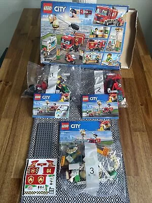 Buy Lego City 60214 Burger Bar Fire Rescue – Sealed Bags - 2019 Retired Set • 3.70£