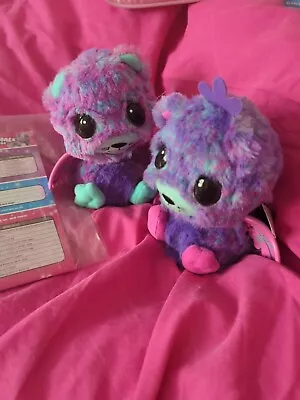 Buy TWIN Hatchimals Surprise Interactive Winged Fluffy Toys 19110 Hatched • 15£