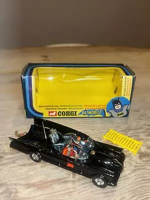 Buy Corgi Batman Batmobile 267 Mint Car With Superb Original Box Vintage • 50£