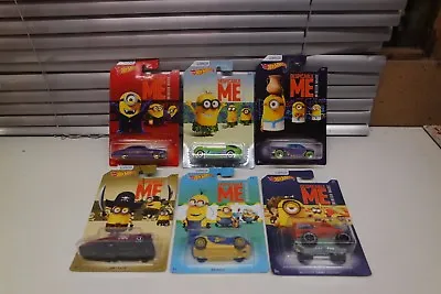 Buy Mattel Hot Wheels Despicable Me Minions Complete Set Of 6  New Sealed • 24.99£