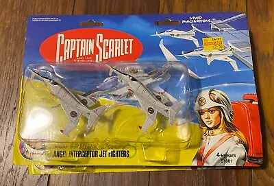 Buy Vivid Imaginations Captain Scarlet Angel Interceptor Jet Fighters 1990s MOC • 24.99£
