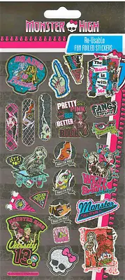 Buy Monster High - Characters & Logos - Large Fun Foiled Sticker Craft Sticker Sheet • 1.49£