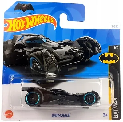 Buy Hot Wheels 2024 Batman V Superman Batmobile, Short Card, Boxed Shipping • 7.99£